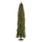 7ft. Pre-Lit Victoria Fir Artificial Christmas Tree, Multi-Color LED Lights